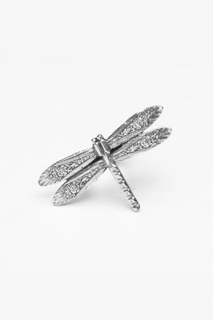 Dragonfly Sterling Silver Spoon Ring - Silver Spoon Jewelry