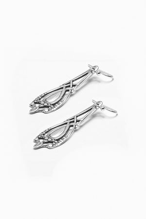 Marquis Drop Earrings - Silver Spoon Jewelry