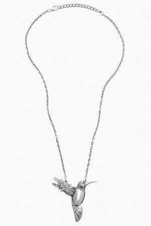 Hummingbird Sterling Silver Necklace