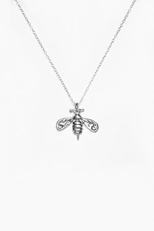 Bumble Bee Sterling Necklace - Silver Spoon Jewelry