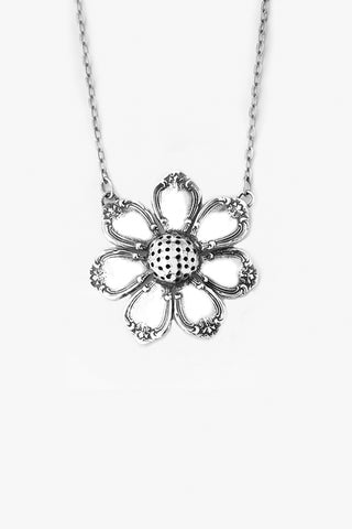 Madeline Flower Sterling Silver Necklace