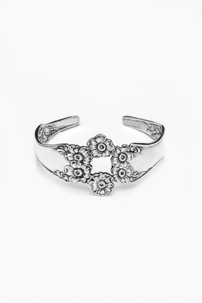 Florentine Cuff Bracelet - Silver Spoon Jewelry