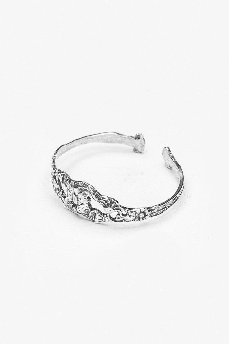 Sunflower Cuff Bracelet - Silver Spoon Jewelry