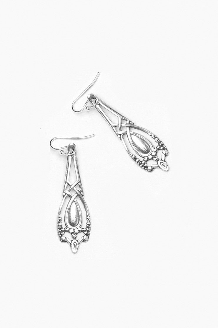 Marquis Drop Earrings - Silver Spoon Jewelry