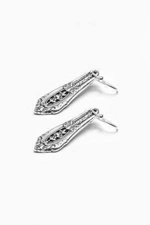 Empire Sterling Silver Earrings - Silver Spoon Jewelry