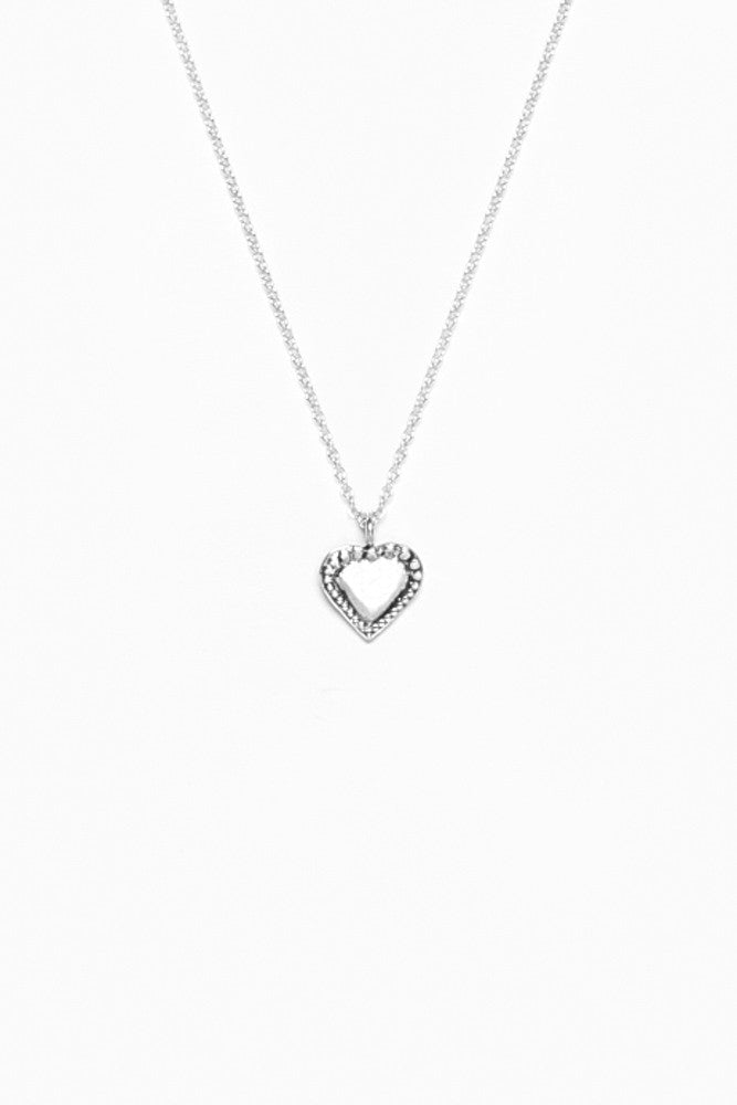 Monterey Heart Sterling Necklace - Silver Spoon Jewelry