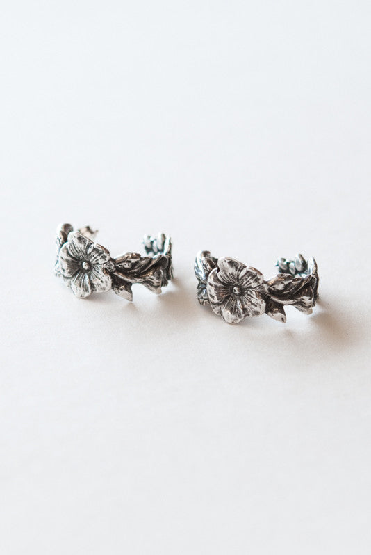 Alice Hoop Earrings - Silver Spoon Jewelry