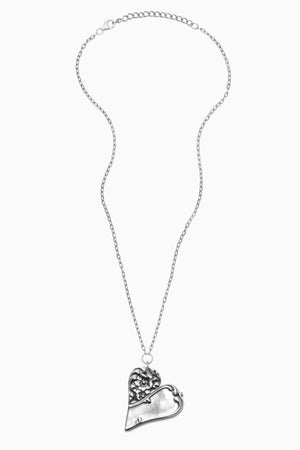 Charlotte Sterling Silver Heart Necklace