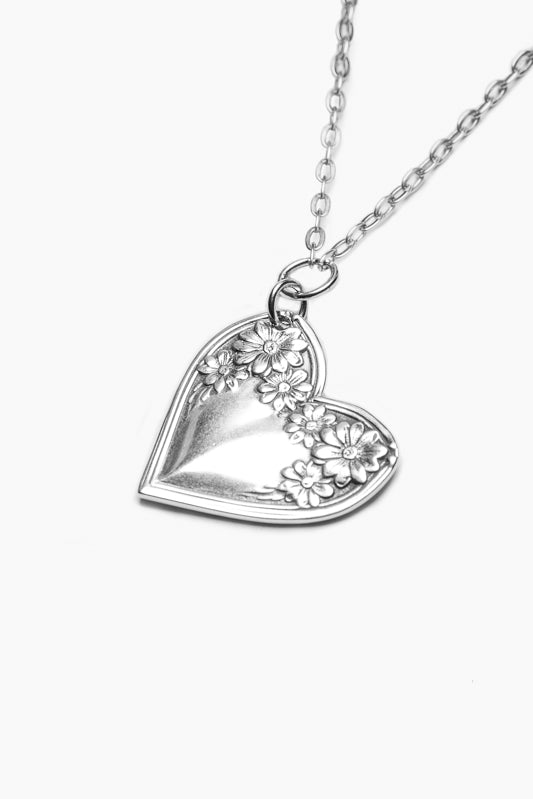 Sadie Sterling Silver Heart Necklace