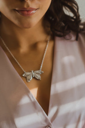 Butterfly Sterling Silver Necklace