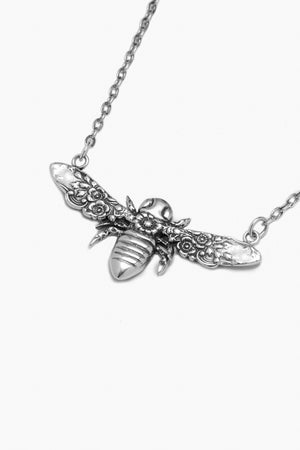 Bee Sterling Silver Necklace