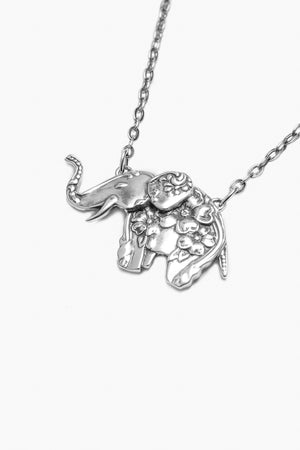 Elephant Too Sterling Silver Necklace