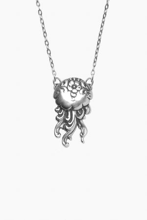 Jellyfish Sterling Silver Necklace