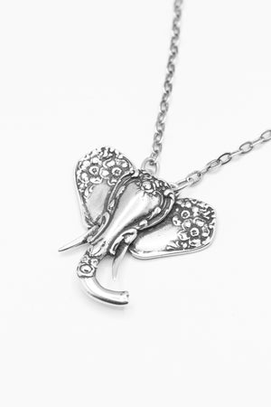 Petite Elephant Sterling Silver Necklace