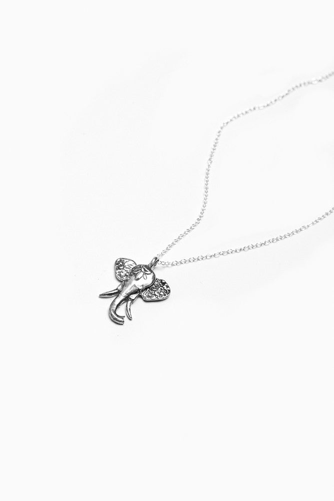 Elephant Sterling Necklace - Silver Spoon Jewelry