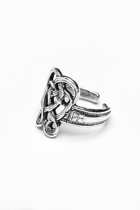 Celtic Spoon Ring - Silver Spoon Jewelry