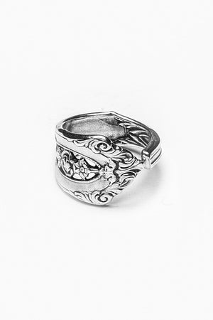 Empire Spoon Ring - Silver Spoon Jewelry