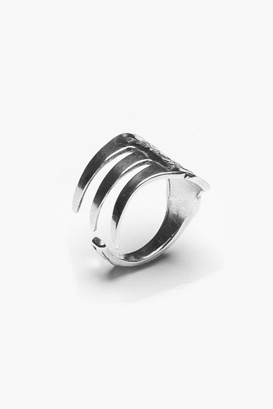 Fork Laureate Spoon Ring - Silver Spoon Jewelry