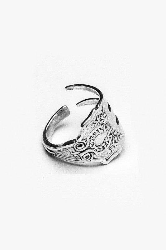 Fork Laureate Sterling Silver Ring Silver Spoon Jewelry