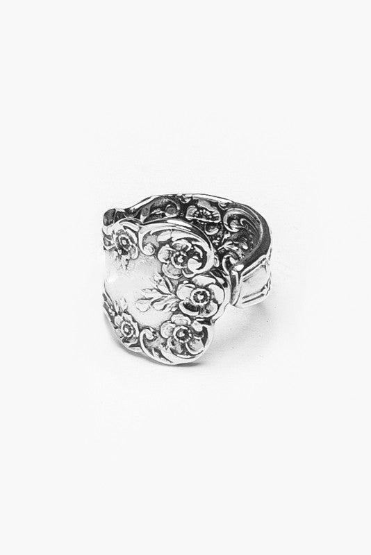 Lady Helen Sterling Silver Spoon Ring - Silver Spoon Jewelry