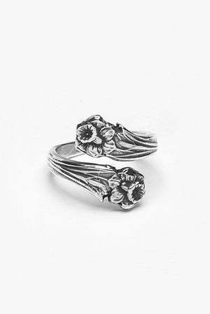 Lilly Spoon Ring - Silver Spoon Jewelry