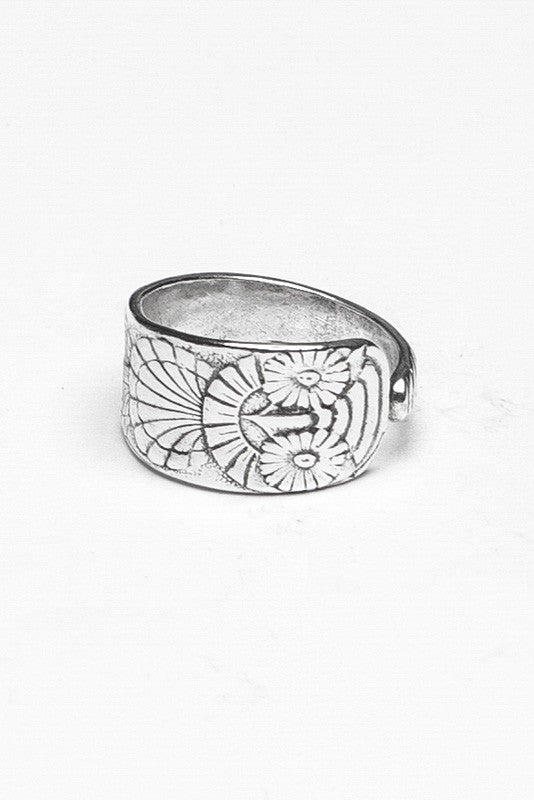 Owl Spoon Ring - Silver Spoon Jewelry