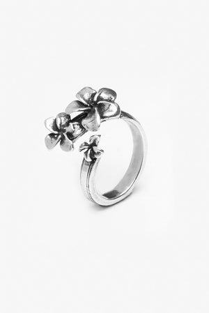 Plumeria Spoon Ring - Silver Spoon Jewelry